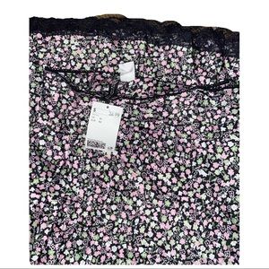 H&M Floral MIDI Skirt